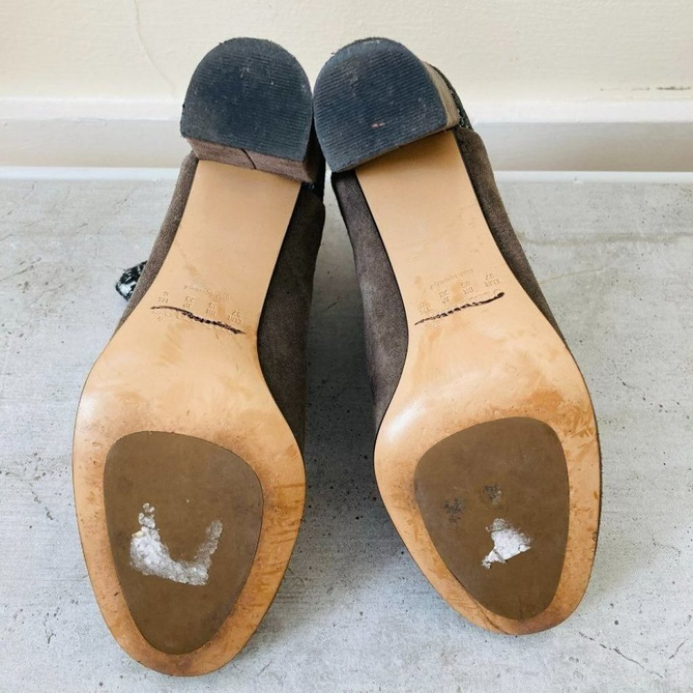 Anthropologie Cubanas Ciara Glitter Heeled Boots - Picture 9 of 16